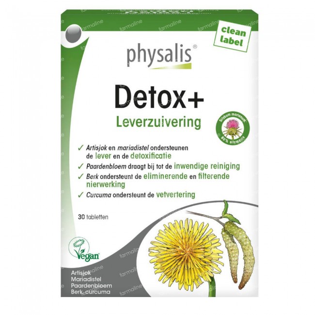 Detox + Physalis 30 tabletten