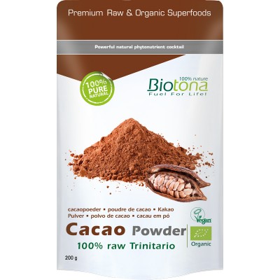 Biotona Raw Cacao Poeder 200 gram