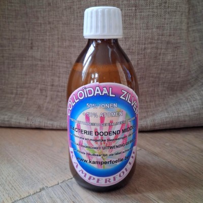 Collodiaal Zilver 20PPM 250 ml (glas fles)
