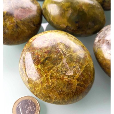 Groene Opaal Handsteen + - 110  - 140 gram