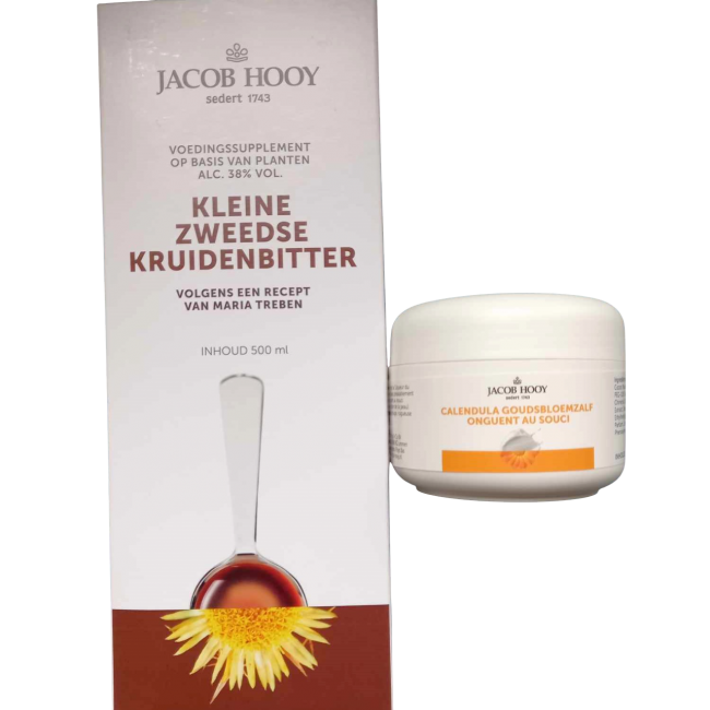 Zweedse Kruiden 500ml & Calendulazalf Jacob Hooy