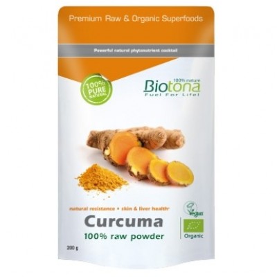 Curcuma poeder super food Biotona 200 gram