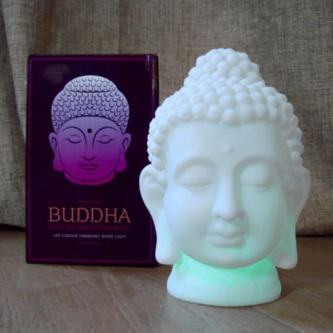Boeddha met LED lichtje