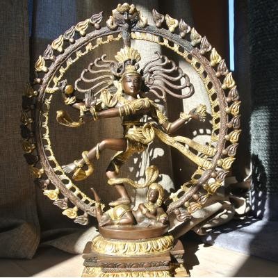 Dansende Shiva Koper Beeld 52 cm