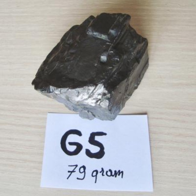 Edel Shungite B Kwal - Gepolijst G5 - 79 gram