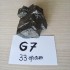 Edel Shungite B Kwal - Gepolijst G7 - 33 gram
