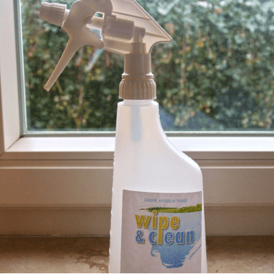 Lege spray flacon voor Wipe & Clean